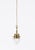 Antique Edwardian Brass and Cut Crystal Ceiling Light, 1900, Set of 2 For Sale - Image 4 of 16