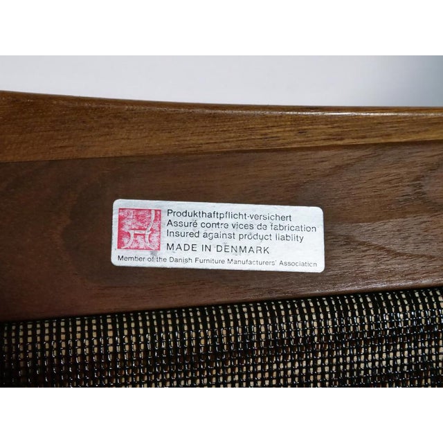 Teak and Leather Sofa by Mikael Laursen, 1970s For Sale - Image 11 of 14