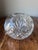 Transparent Vintage Crystal Rose Bowl 4.5” For Sale - Image 8 of 10