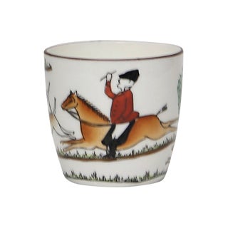 English Hunting Scene Shot Glass For Sale