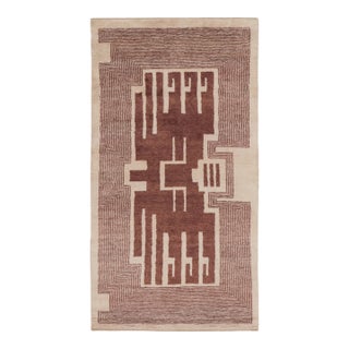 Contemporary French Art Deco Style Wool Rug by Rug & Kilim, India For Sale