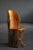 Gold Modern Swedish Hand Carved Primitive Stump Chair in Pine, 1960s For Sale - Image 8 of 9