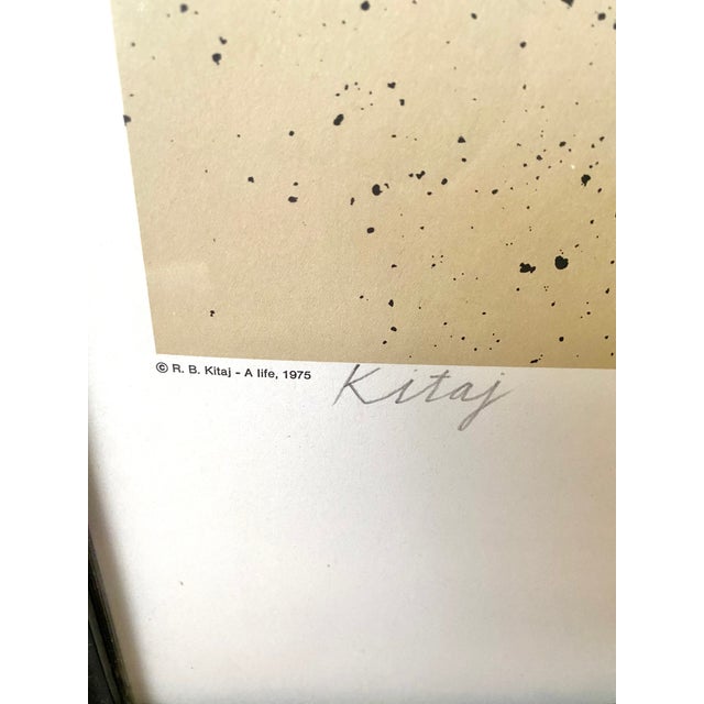 1970s R B Kitaj Signed Print a Life 1975 La Fabbrica, Framed For Sale - Image 5 of 9