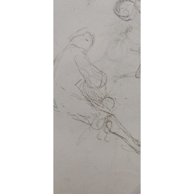Guglielmo Innocenti, La danse, Crayon on Paper For Sale - Image 6 of 14