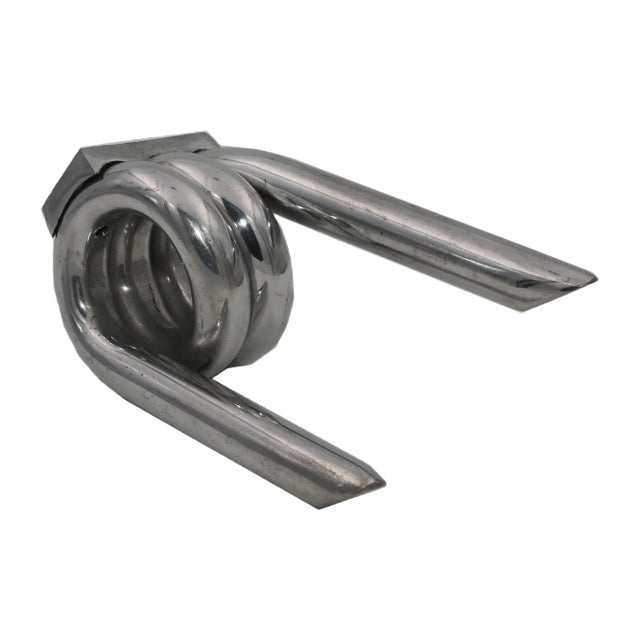 Vintage Chrome Barbed Wire Effect Coat Hook For Sale