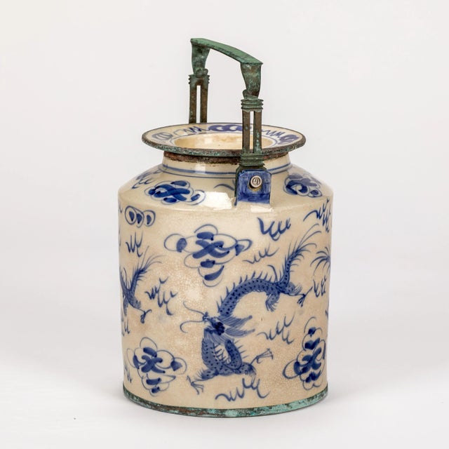 Vintage Asian Teapot For Sale - Image 4 of 4
