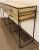 Wood Organic Modern Wood and Iron Six Drawer Console Table For Sale - Image 7 of 8