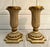 Gold Pair of Italian Gilt Gold Carved Wood Pedestals Table Base For Sale - Image 8 of 12