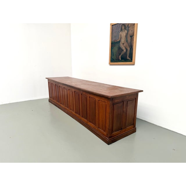 1920s Vintage Oak Trade Counter, 1920s For Sale - Image 5 of 18