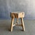 Mid-Century Modern Vintage Elm Wood Chop Block Table For Sale - Image 3 of 8