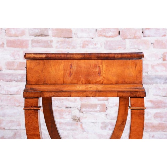 Biedermeier Cherry Wood Sewing Table by Josef Danhauser, Austria, 1820s For Sale - Image 9 of 15