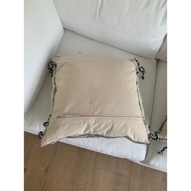 Contemporary Farida Pillows a Pair Chairish