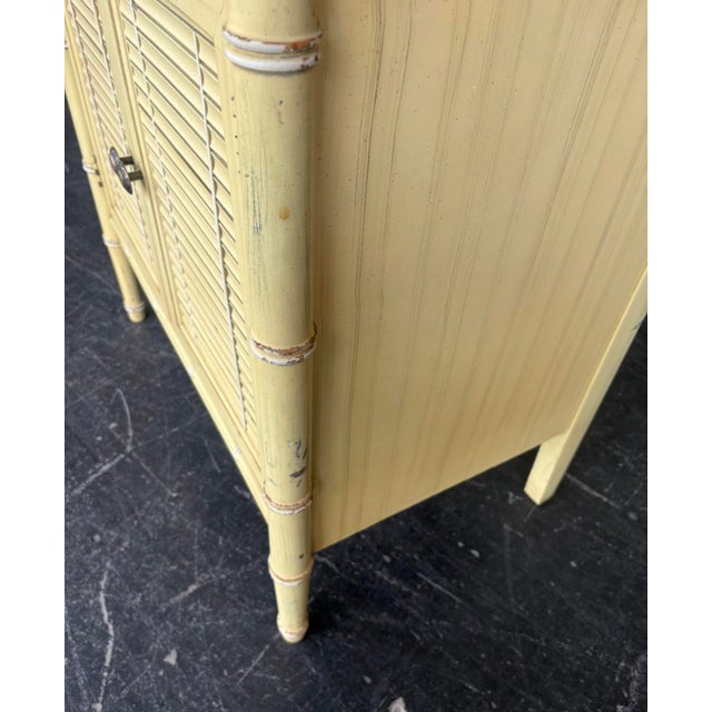 Yellow Hollywood Regency Henry Link Bali Hai Smallboy For Sale - Image 8 of 10