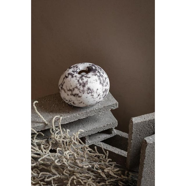 Round Sgraffito 02 Wall Lamp by Jennifer Midoz For Sale - Image 6 of 8