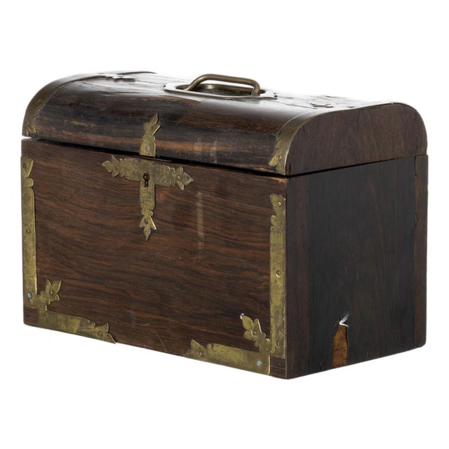 Trunk in Ebony Wood For Sale