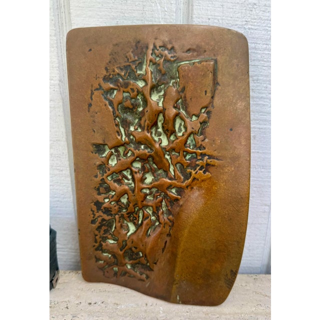 Mid-Century Modern Mid 20th Century Knockout Huge Unusual Mid Century Modern Free Standing Abstract Brutalist Bronze Sculpture Doorknob Door Handle For Sale - Image 3 of 9