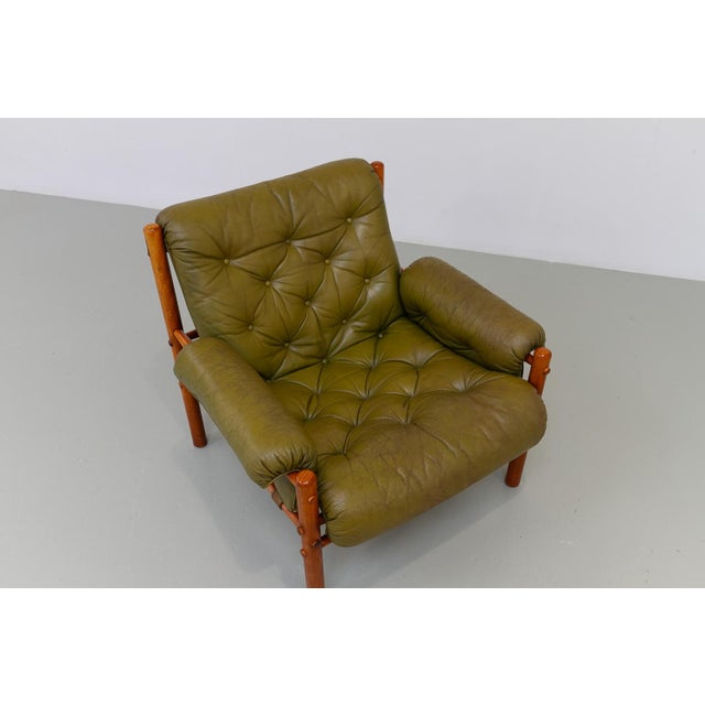 Mid-Century Modern Scandinavian Easy Chair by Arne Norell for Arne Norell Ab, Sweden, 1970s For Sale - Image 6 of 18