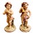 A Pair of Antique Italian Capodimonte Porcelain Cherubs For Sale