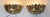 Hollywood Regency Italian Gilt Metal Lotus Flower Wall Sconces, 1980s, Set of 2 For Sale - Image 3 of 13