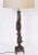 1960s 1969 Tall Smokey Tunis Hand Carved Poplar Table Lamp For Sale - Image 5 of 13