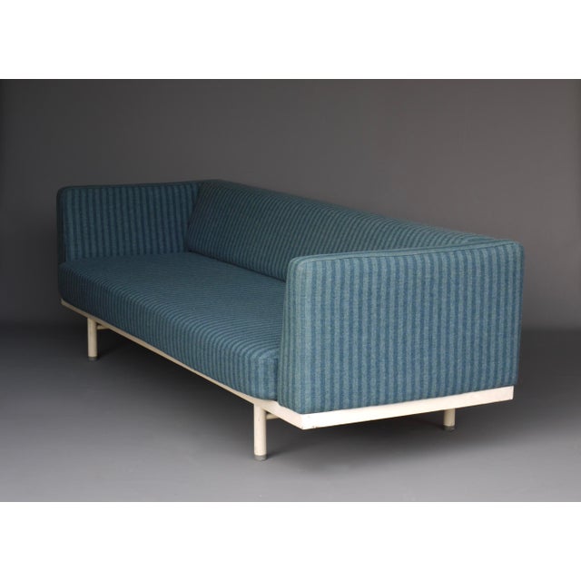 Mid-Century Dutch Steel and Wool Sofa Bed, 1960s For Sale - Image 14 of 18