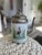 Metal Antique Manning, Bowman & Co Painted Heron Enamel & Pewter Coffee Pot, Late 1800s For Sale - Image 7 of 11