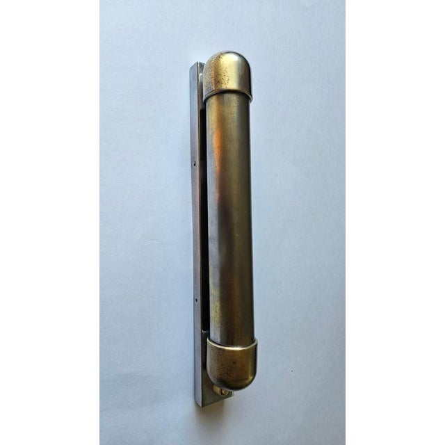 Vintage Bauhaus Art Deco Wall Lamp in Chrome, 1940s For Sale - Image 10 of 16
