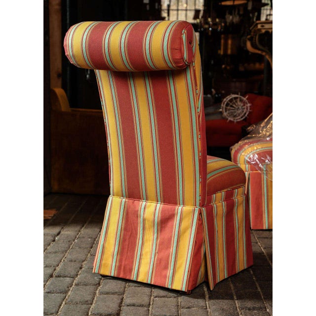 Late 19th Century Vintage French Napoleon III High Back Chairs- One Available For Sale - Image 15 of 17