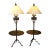 Pair of Vintage Spanish Style Zoro Iron Floor Lamps by Paul Ferrante For Sale