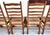 Vintage Ladder Back Rush Seat Dining Chairs Set of 8 For Sale In Miami - Image 6 of 18