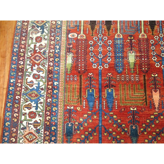 Antique Zabihi Colllection Persian Bidjar Willow Tree Rug - 8'4" x 12'5" For Sale In New York - Image 6 of 10