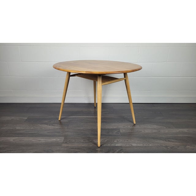 1960s Round Breakfast Dining Table by Lucian Ercolani for Ercol, 1960s For Sale - Image 5 of 11