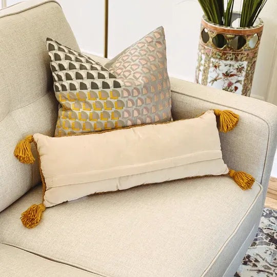 Contemporary Leopard Wool Hooked Boho Lumbar Throw Pillow For Sale - Image 4 of 7