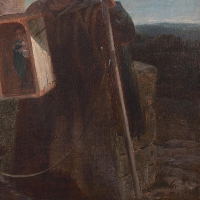 Tan 'Le Reliquaire' by Walter Goodall, 1863, Catholic, London, Royal Academy, Old Royal Society of Watercolorists, Philadelphia Centennial For Sale - Image 8 of 12