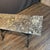 Gray Mid 20th Century French Marble Top Bistro Cafe Console Table or Writing Desk With Iron Base For Sale - Image 8 of 12