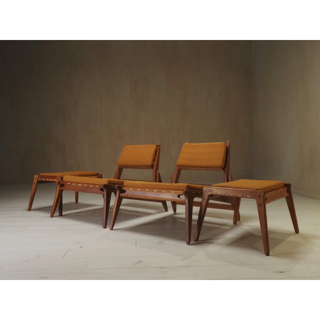 Vintage Hunting Chairs by Heinz Heger for PGH, 1960s, Set of 4 For Sale - Image 14 of 18