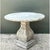 Off-white Vintage Cement Pedestal Table For Sale - Image 8 of 12