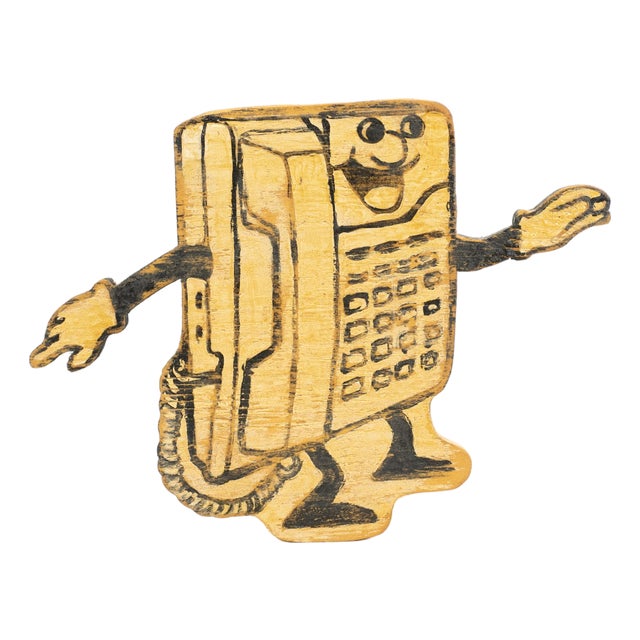 Skylar Fein, Carved Wood Neo Pop Art Painting Sculpture New Orleans Wall Hanging Skylar Fein, 2009 For Sale