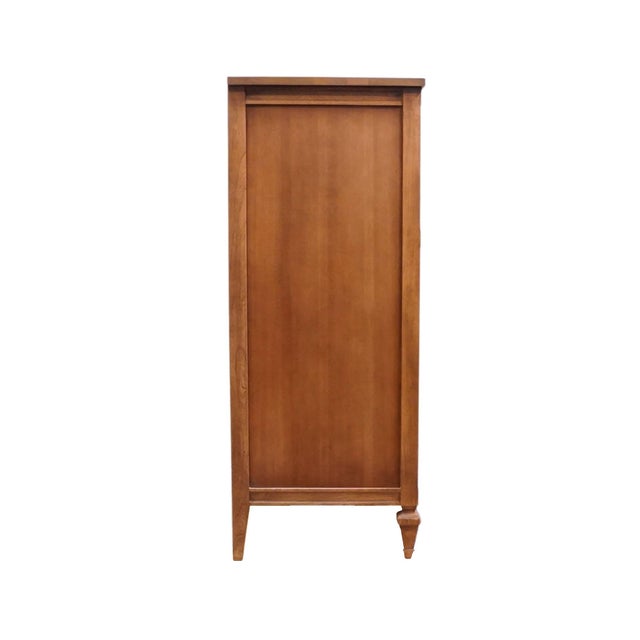 Sherrill Furniture Solid Cherry Italian Neoclassical Tuscan Style 38" Chest of Drawers 3100 For Sale - Image 13 of 14