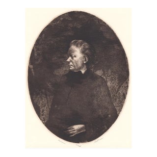 1975 William Patterson Honoré Daumier Portrait Etching For Sale