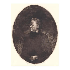 1975 William Patterson Honoré Daumier Portrait Etching