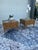 1950s MCM Pair of American of Martinsville End Tables With Burled Wood Pair For Sale - Image 14 of 15