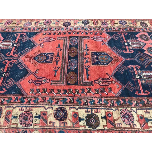 Vintage Wool Kurdish Rug For Sale - Image 12 of 15