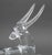 Glass Loet Vanderveen for Baccarat Crystal Antelope For Sale - Image 7 of 13