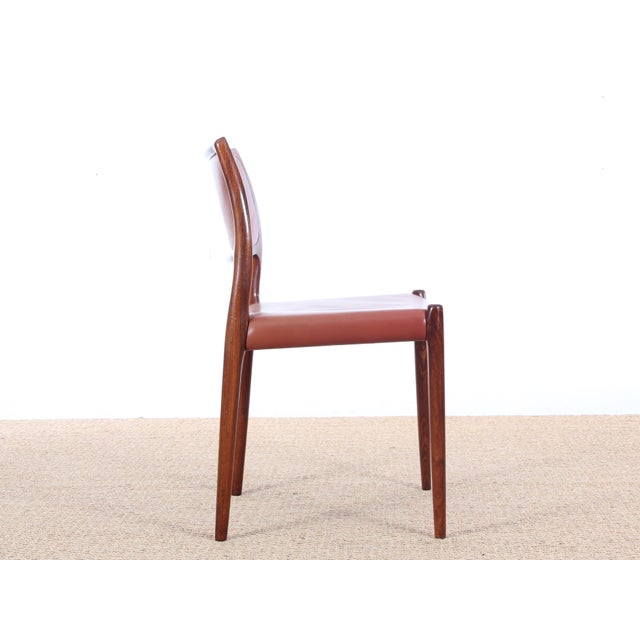 Brown Model 80 Chairs in Teak, 1960s, Set of 6 For Sale - Image 8 of 16