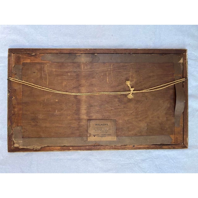 Antique English Chinoiserie Tinsel Painting For Sale - Image 6 of 7