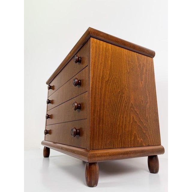 Mid-Century Fir and Ash Chest of Drawers in the style of Charlotte Perriand, 1970s For Sale - Image 12 of 18