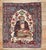 An early 20th century Persian pictorial rug from the city of Isfahan Measures: 1'7'' x 1'10''.