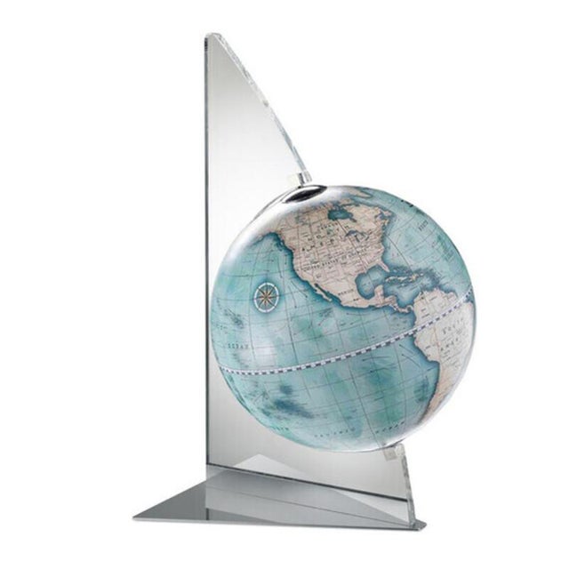 Early 21st Century Indigo Sail Globe by Zoffoli Mappamondi For Sale - Image 5 of 5