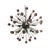 Contemporary Contemporary Ametista “Star” Murano Glass Sputnik Chandelier For Sale - Image 3 of 3